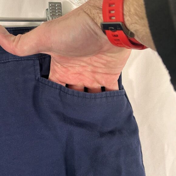 Chico's Pants Women's 14 Blue Crop Fabulously Slimming Pockets High Rise - Picture 4 of 8